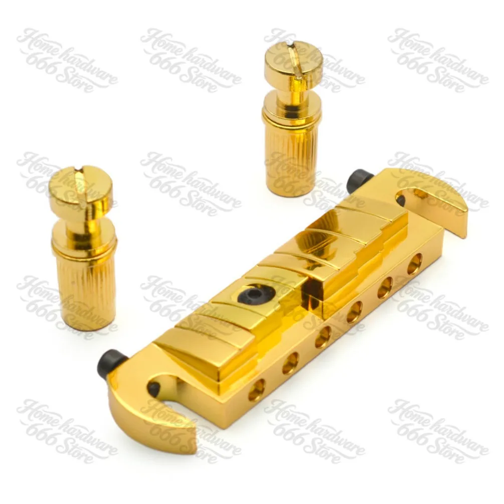 LP Electric Guitar Retro Piano Bridge Integrated Piano Bridge 10.6mm String Pitch LP Pull String Board LP Piano Code Black