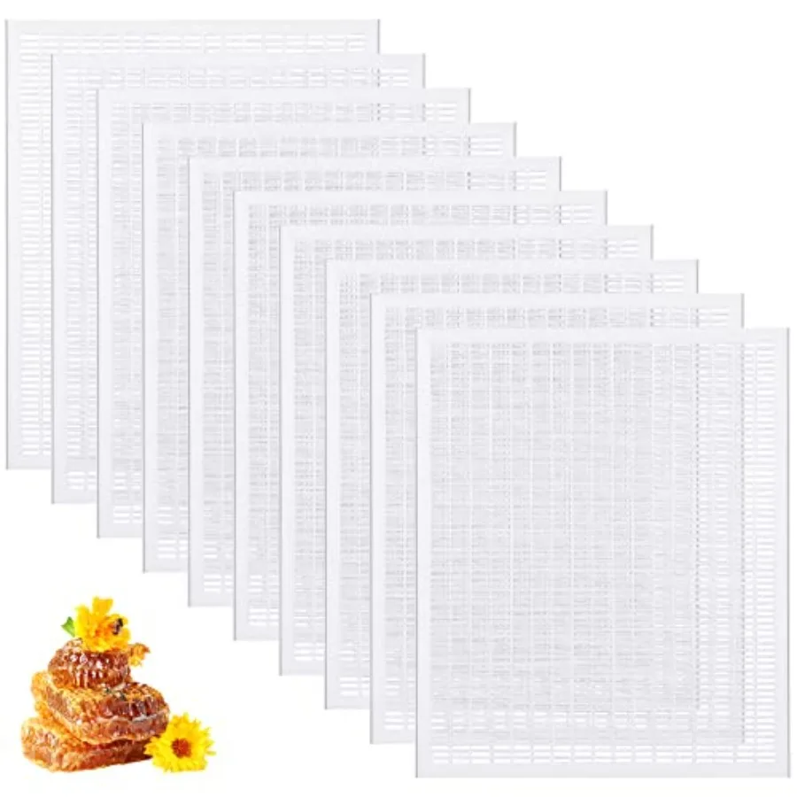 

Rtteri Pcs Plastic Queen Excluder Queen Bee Excluder for Bee Hive Beekeeping, Separating Queen Bees from Honey, Beekeepers Look