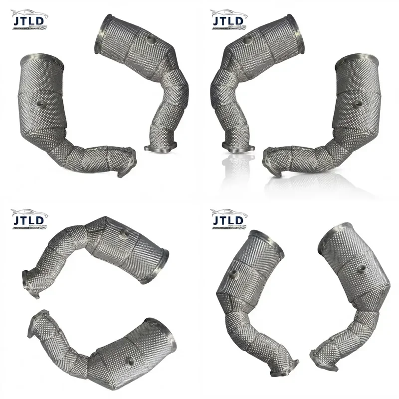 New Stock Performance Exhaust Down Pipe for Porsche Cayenne V8 Biturbo De 4.0L Without OPF