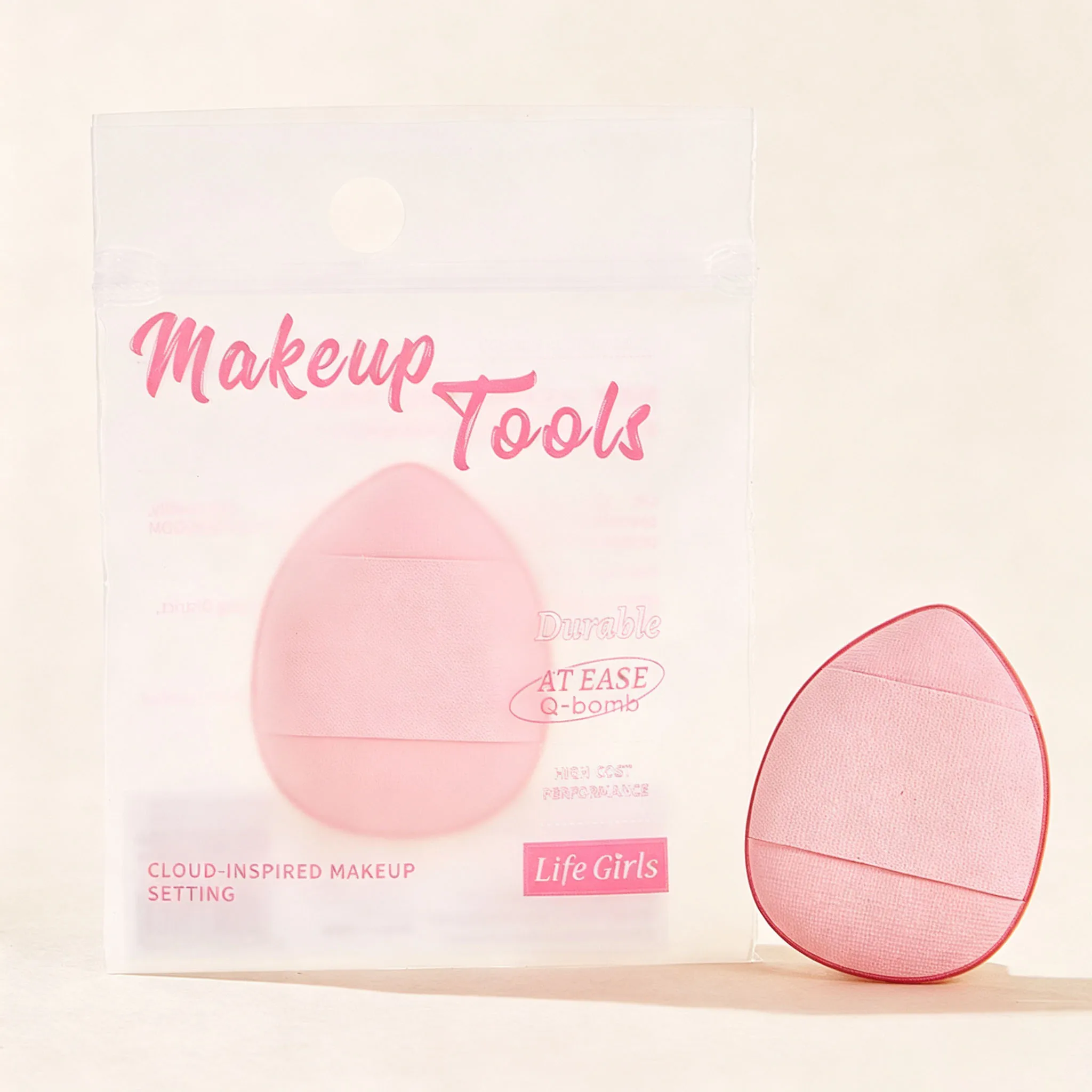 Makeup Puff, 1PC Mini Finger Concealer Puff Soft Velvet Detail Puff for Under Eye Nose Corner