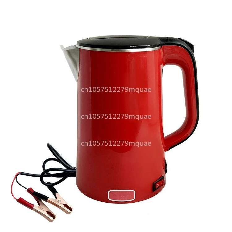 Solar DC 12V Electric Kettle 1.8L Large Capacity Boiled Water Boiled Eggs Boiled Noodles Convenient Kettle