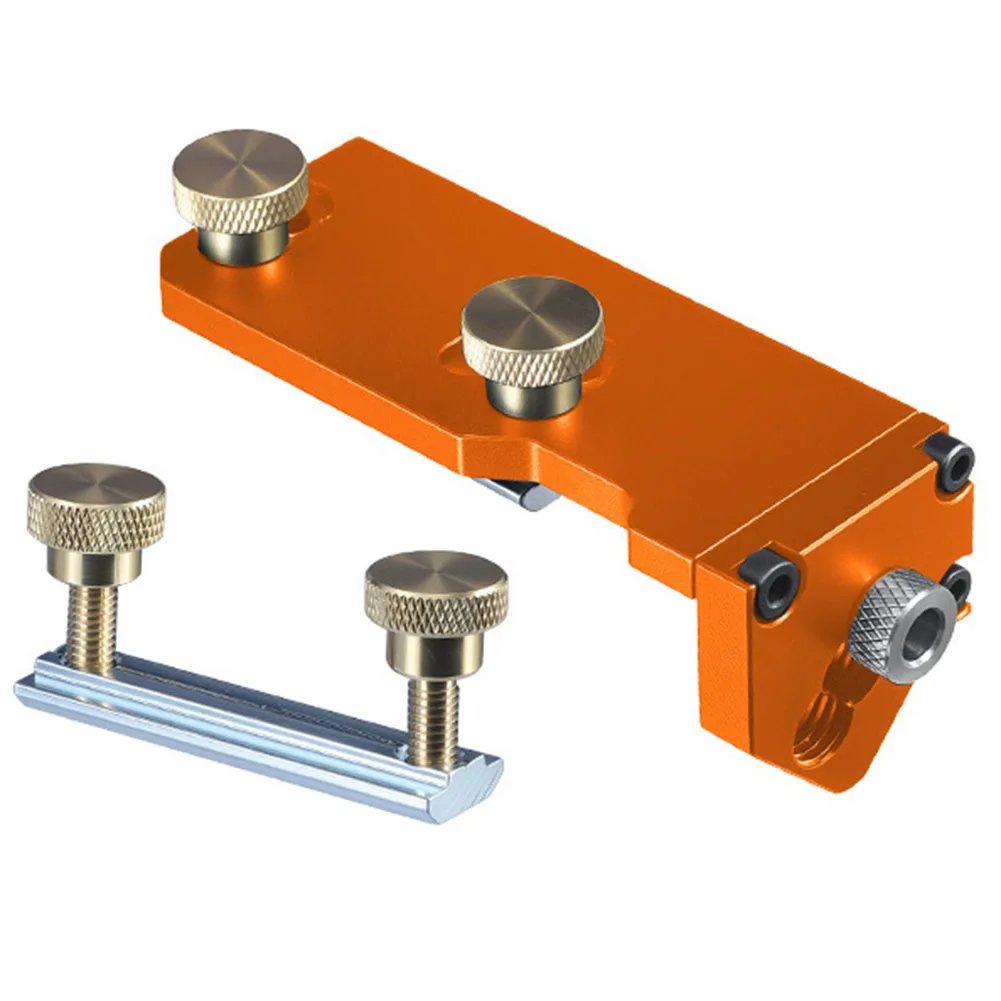 

Aluminum Profile Drill Guide with Adjustable Stop for Precise Drilling Depths and Enhanced Workflow Efficiency