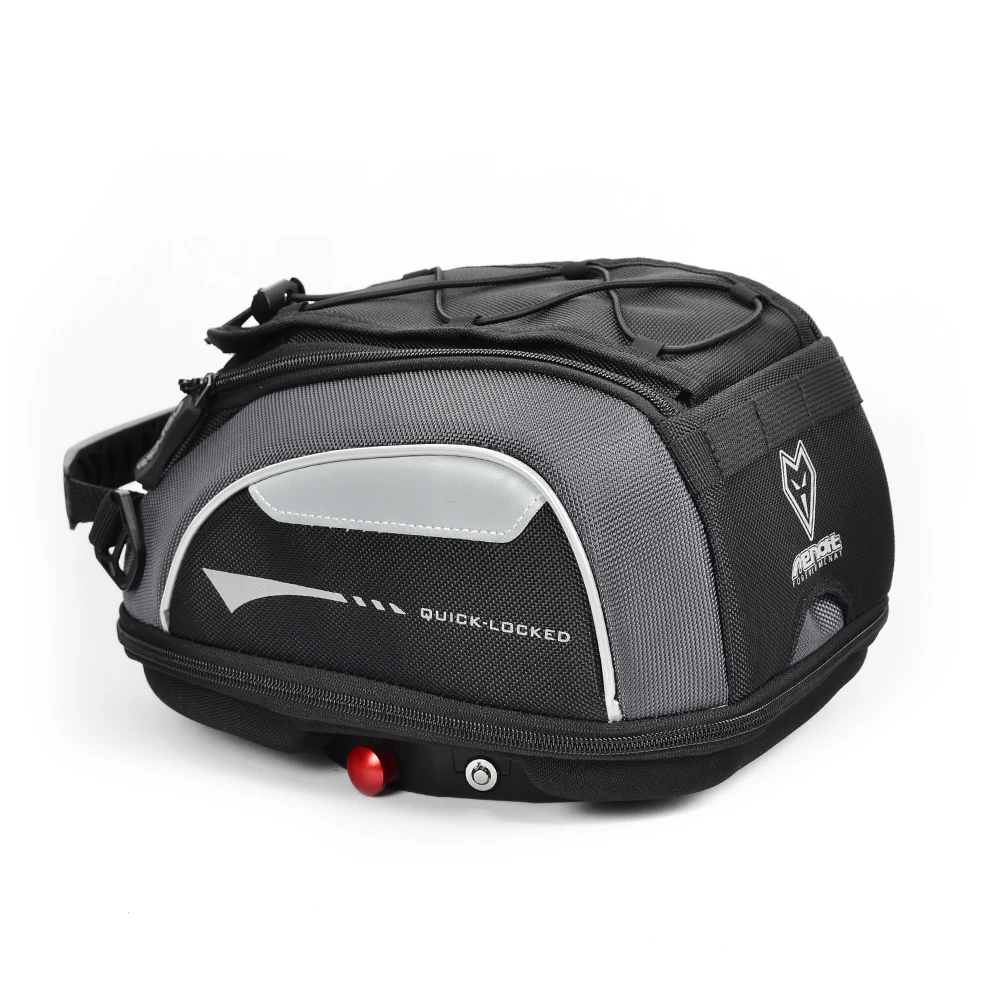 MB-2503 Motorcycle Tank Bag with Touch-Screen Phone Holder, Quick Lock Mount, Waterproof & Durable