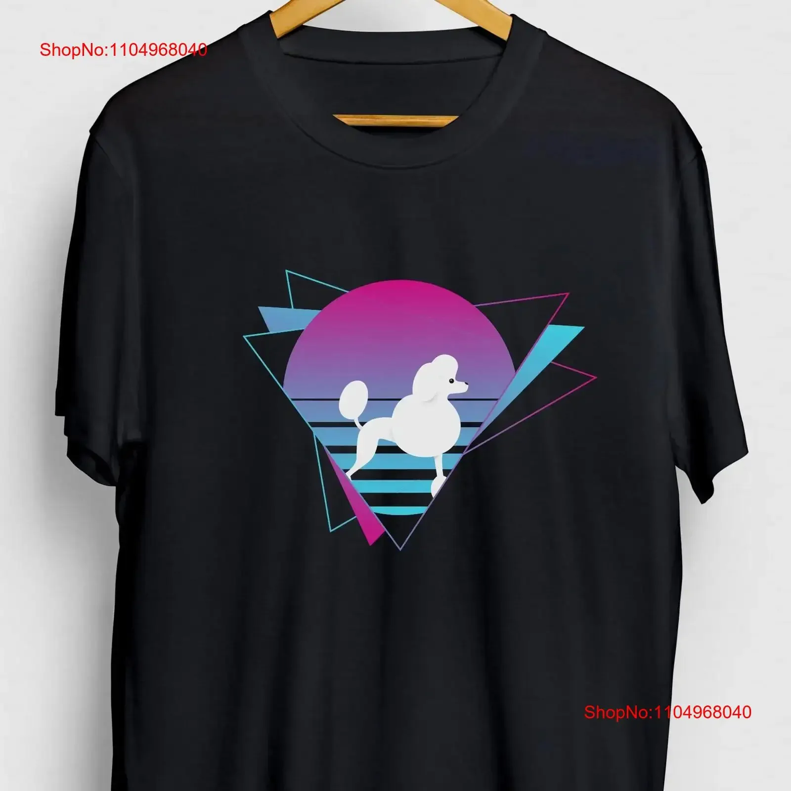 

Poodle T Shirt s Mama Dog Lover Vaporwave Youth vintage Washed Stylish Breathable Stretched Casual Unisex fashion Slightly