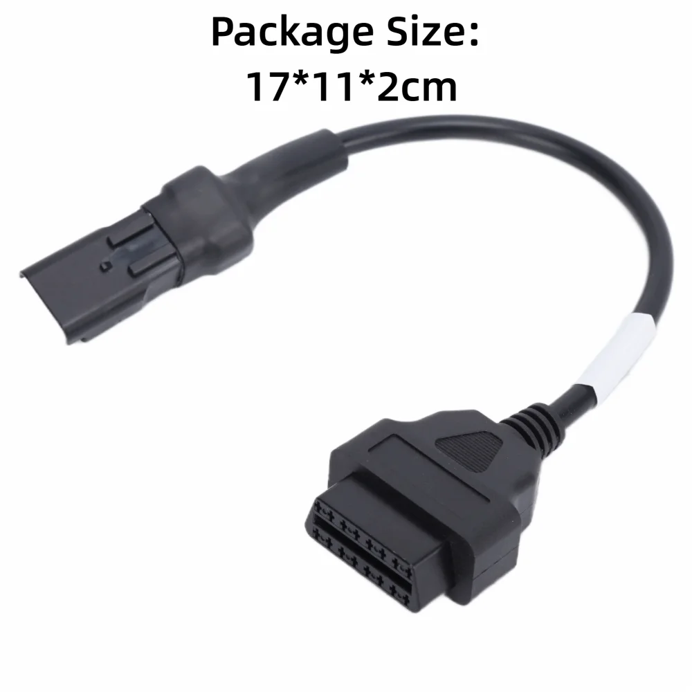 4Pin Male OBD Diagnostic Cable 16Pin OBD2 Female Plug And Play Diagnostic Adapter Cable Universal With Label