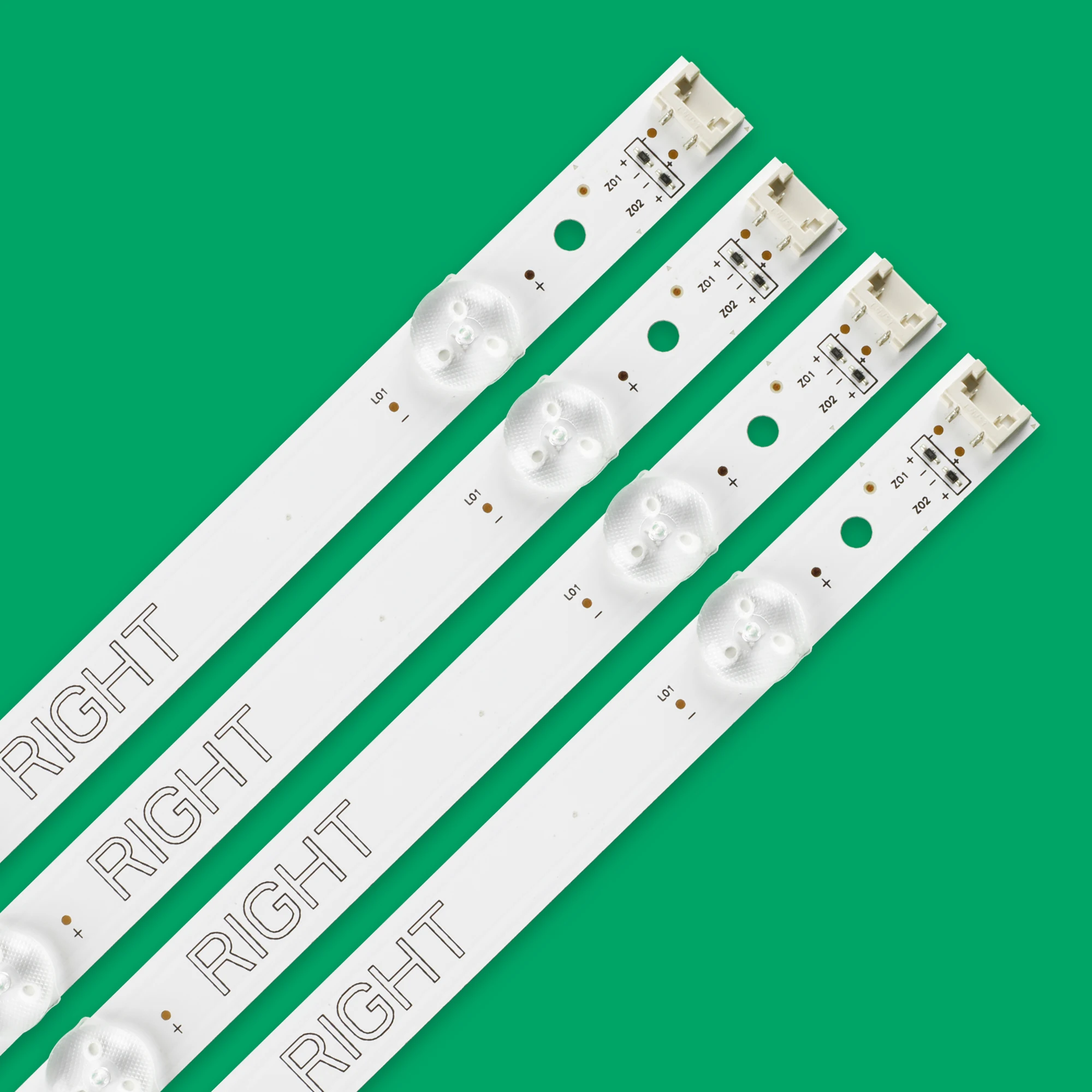 8pcs LED strip For 49