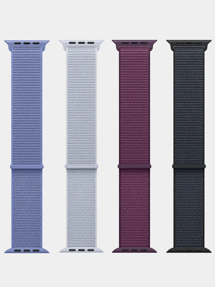 Nylon-Schlaufenarmband für Apple Watch-Armbänder 46 mm 44 mm 45 mm 40 mm 41 mm 42 mm Armband iWatch Serie 11 10 9 SE 8 7 6 5 4 Ultra 3 2 49 mm