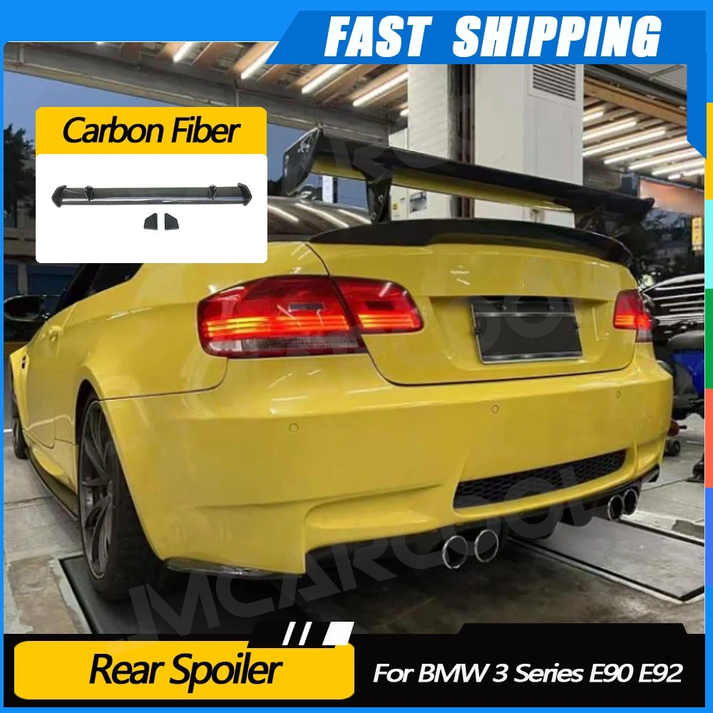 

JMCARCOOL Carbon Fiber Rear Boot Racing Spoiler For BMW 1M M3 E46 E82 E90 E92 E93 F30 F10 Sedan Car FRP Spoiler