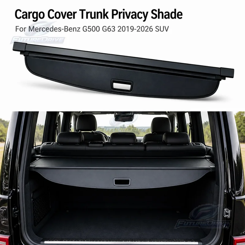 Cargo Cover Trunk Privacy Shade Rear Security Partition Anti-Theft Shield Organizer for For Mercedes-Benz G500 G63 2019-2026 SUV