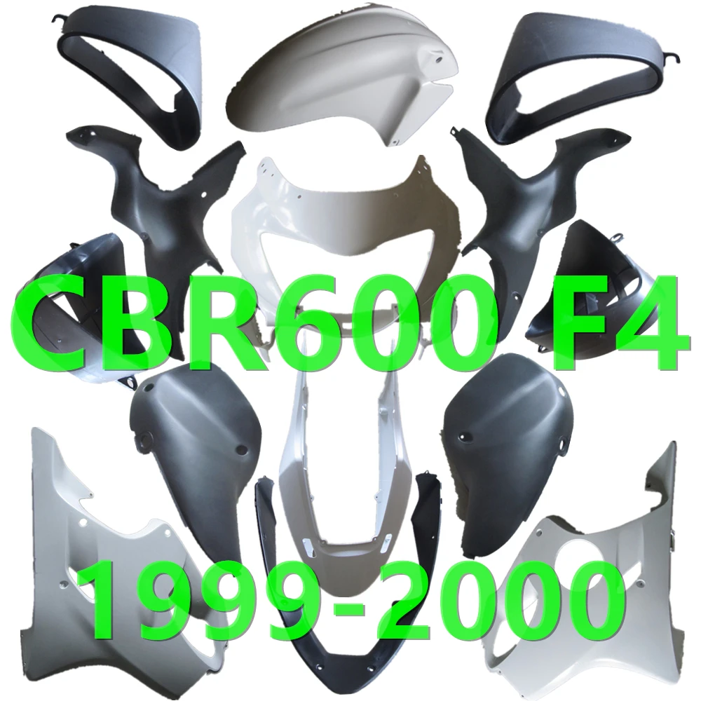 For Honda CBR600 CBR 600 F4 1999-2000 Bodywork Injection Molding ABS Unpainted Components Cowl Body Fairing Plastic Parts