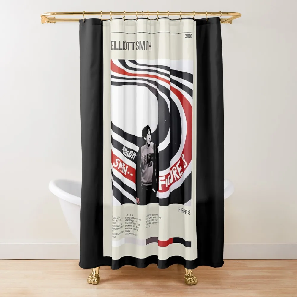 

Elliott Smith Рисунок 8, лучший альбом, занавеска для душа, забавная ткань для душа, ванная комната, милая водонепроницаемая ткань для душа, занавеска для ванной комнаты