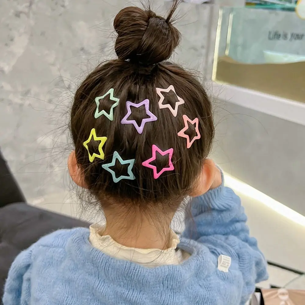 Geometry Shape Butterfly Heart Shape y2k Girl Baby Hair Clip Korean Style Headwear Children Hairpin Set Female Hair Accessories