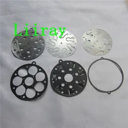 Auto air conditioner compressor front and rear valve plate assembly with sution reed discharge reed gasket for VW cc