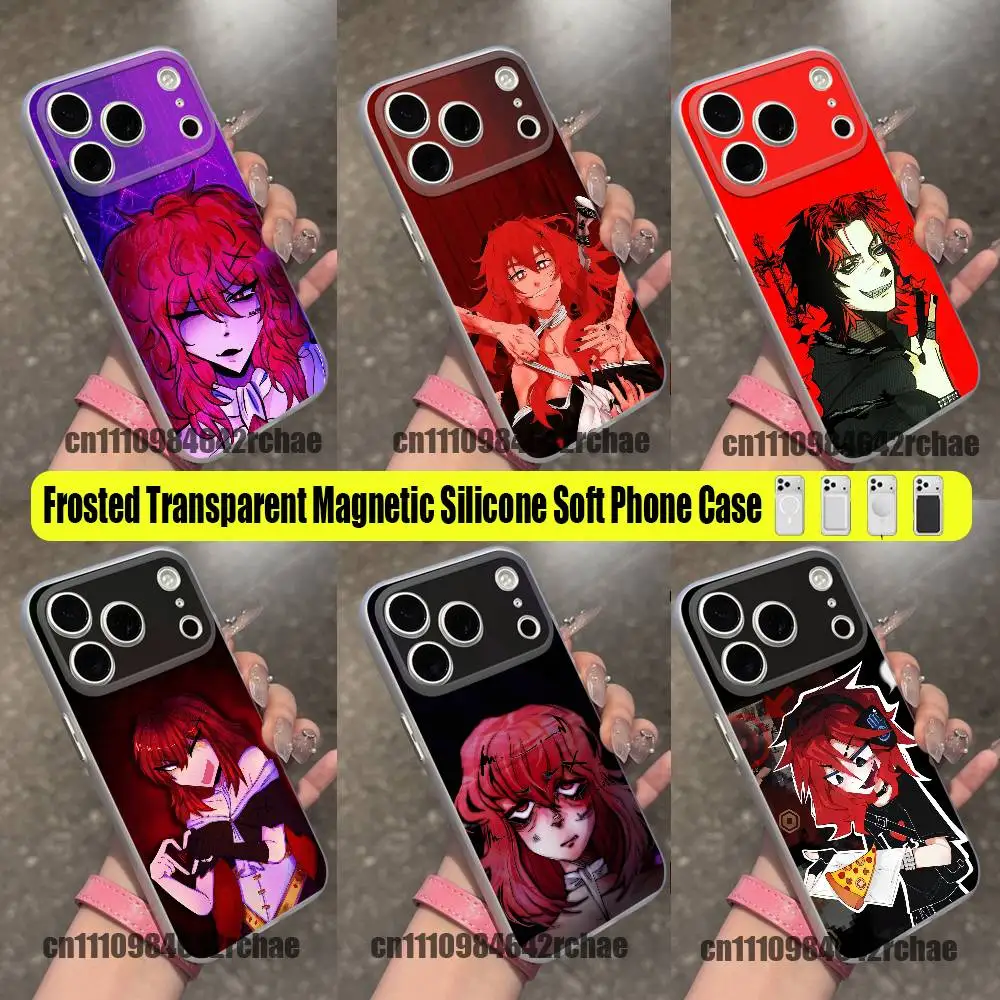 For Singer Asteria Phone Case For iPhone 14 16 18 12 15 13 17 11 Pro Max Plus Mini For Magsafe Magnetic Clear