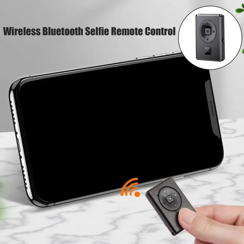 Phone Remote Camera Control Portable Wireless BT 3.0 Selfie Button HD Selfie Clicker Versatile Camera Remote Control for Remote