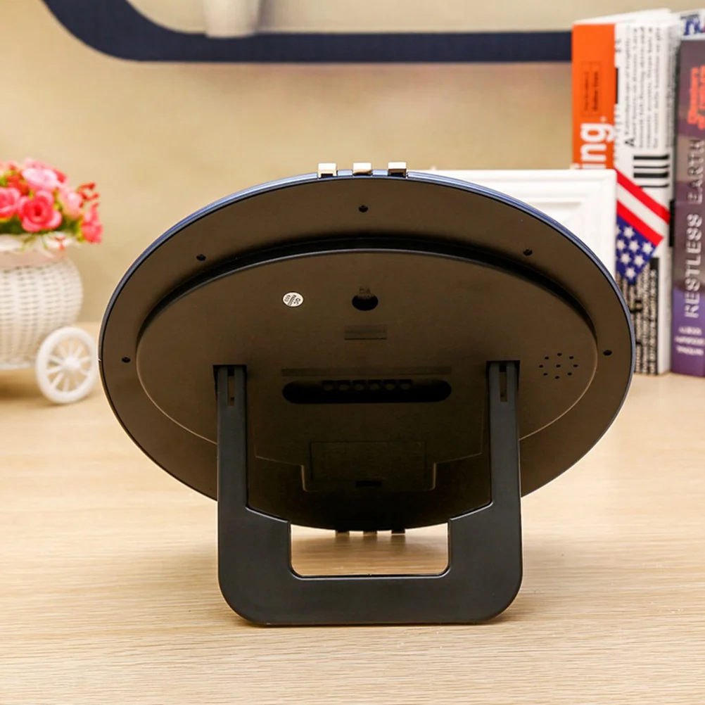 

LED Large Display Digital Wall Desk Alarm Clock Black Temperature Humidity Home Office Classroom Easy Viewing Hygrothermograph