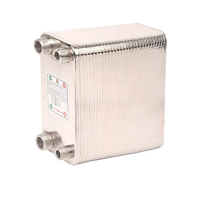 Stainless Steel Heat Exchanger Brazed Plate Type Water Heater Chiller Cooler Counter