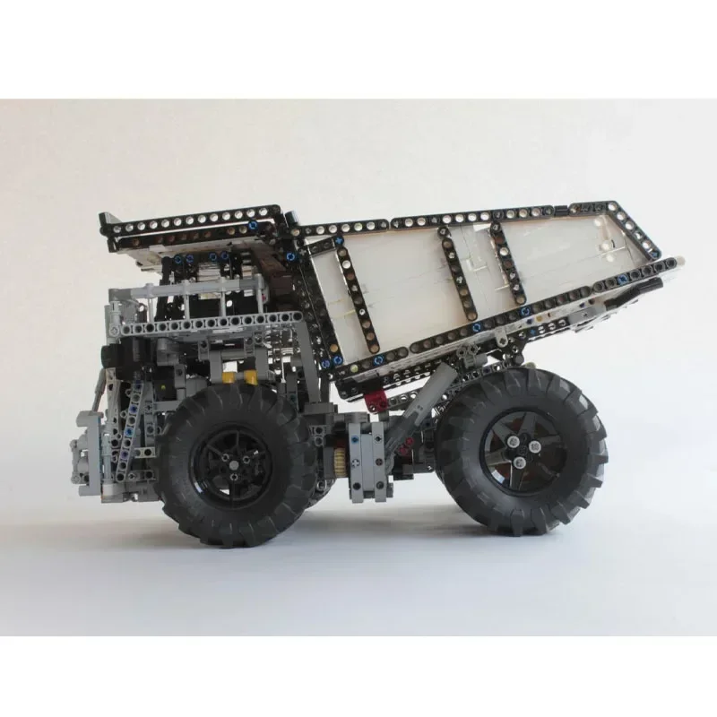 MOC-29973 New Custom RC Mining Dump Truck Splicing Assembly Building Block Model 1980 Parts Adult Kids  Birthday  Toy  Gift