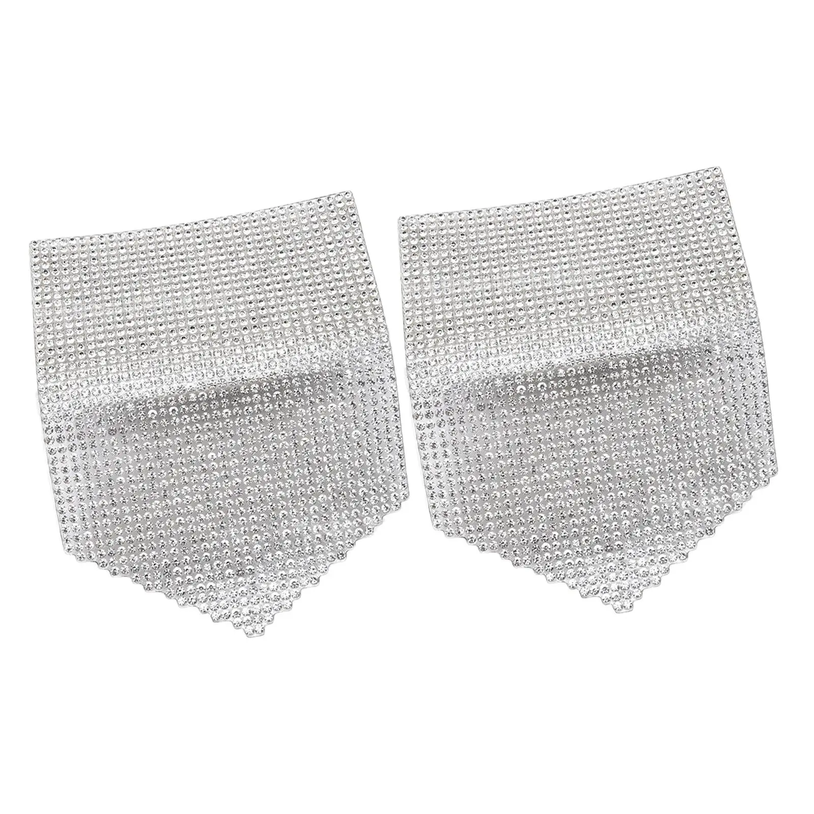 2 uds parches de diamantes de imitación suministros de accesorios parche decorativo DIY decoración de ropa pegatinas para ropa Jeans pantalón falda sombreros