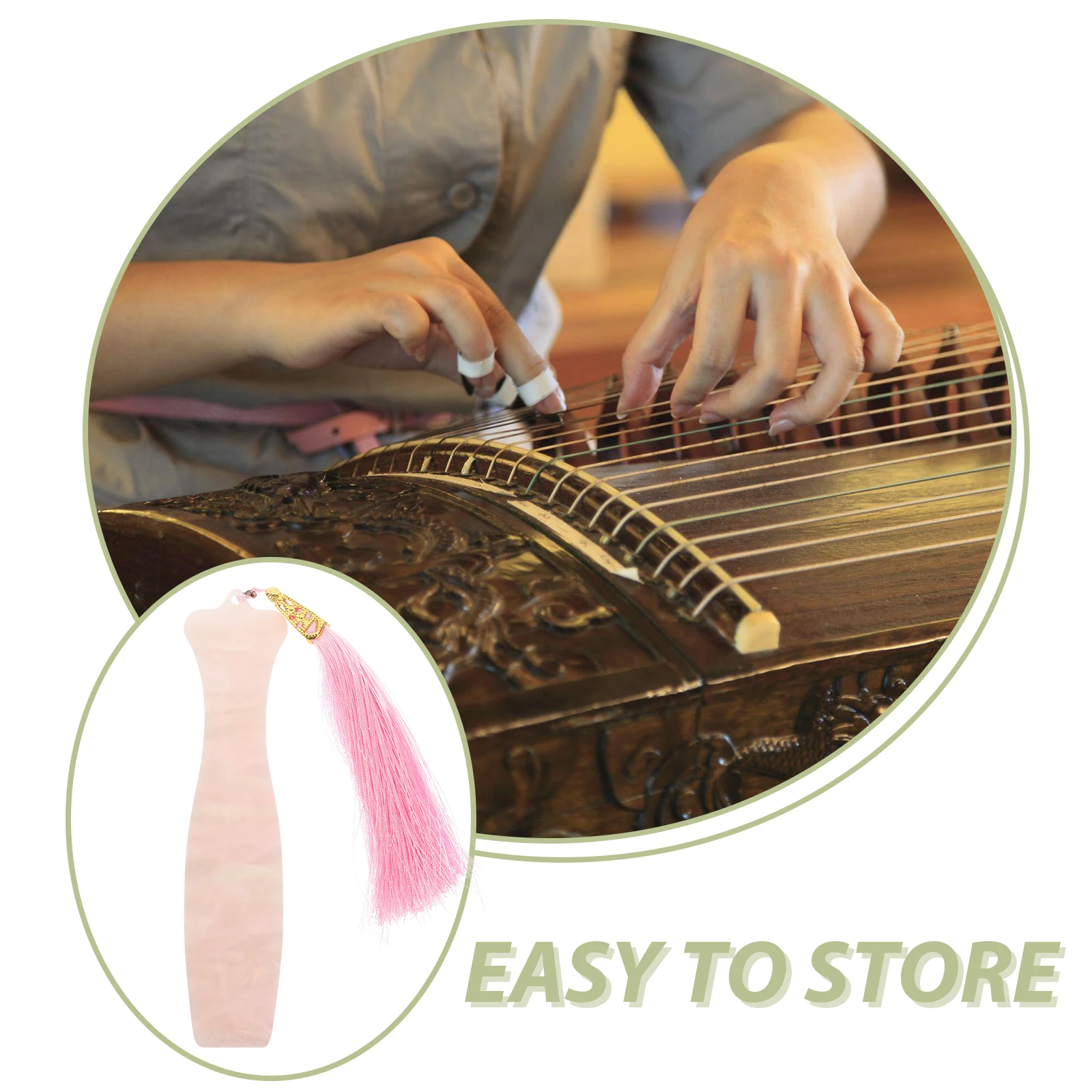 

Pipa Nail Storage Board Winding Plate Instrument Pick Holder ABS Material Compact Size Practical Solution For Guzheng