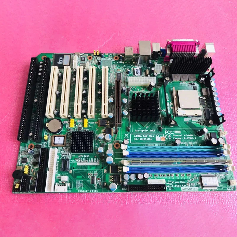 For Advantech AIMB-742 AIMB-742VE A2 Industrial Computer Mainboard With 2 Isa Slots 100% Tested Fast Ship AIMB-742VE