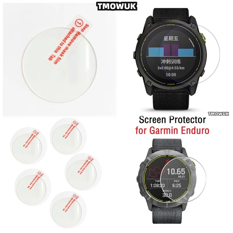 

​​For Garmin Enduro 2 3 Enduro2 Enduro3 Advanced Tempered Glass Shield - 9H Hardness HD Display Protector​​