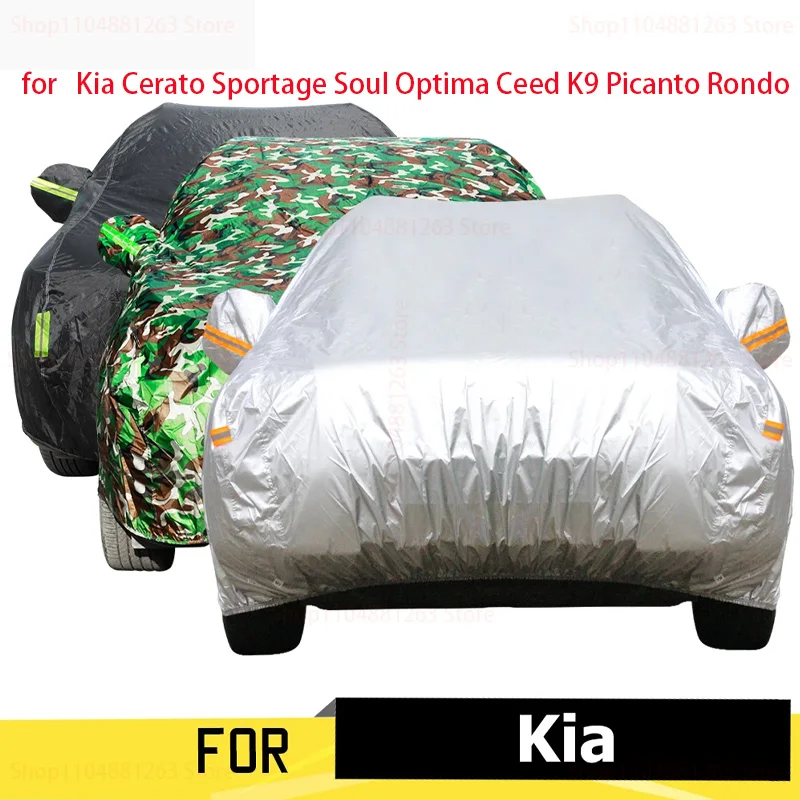 

Outdoor Protection Full Car Covers Snow Cover Sunshade Waterproof For Kia Cerato Sportage Soul Optima Ceed K9 Picanto Rondo
