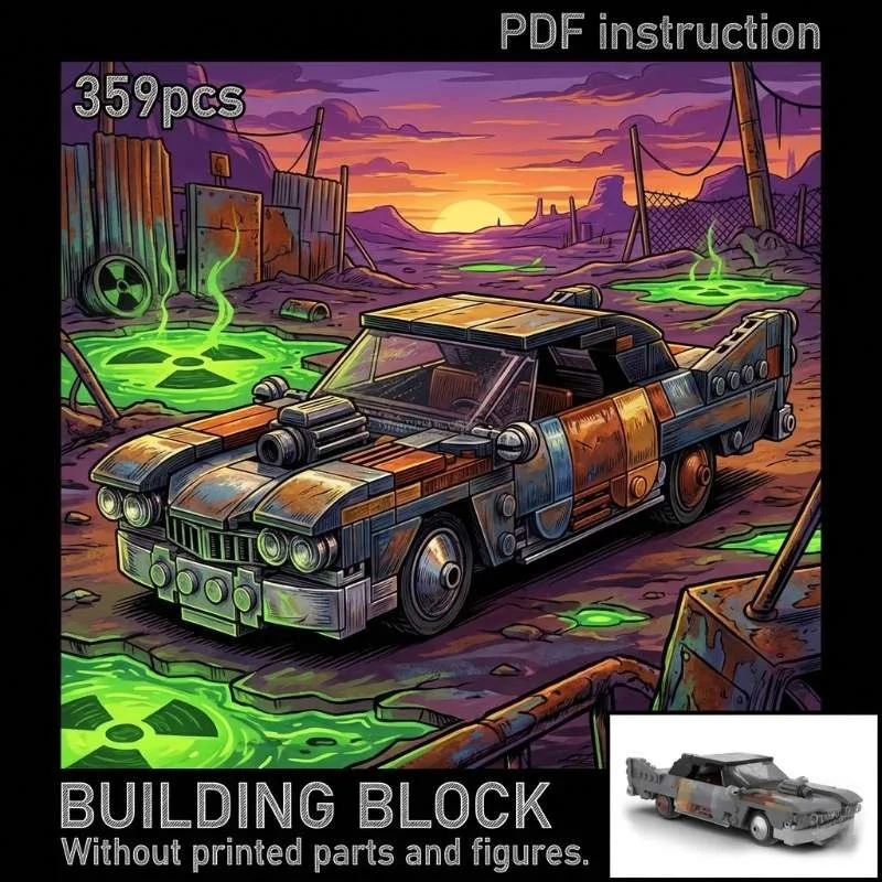 

Конструктор Falowt: Винтажный классический автомобиль, крутой набор для сборки, подарок на день рождения для мальчиков