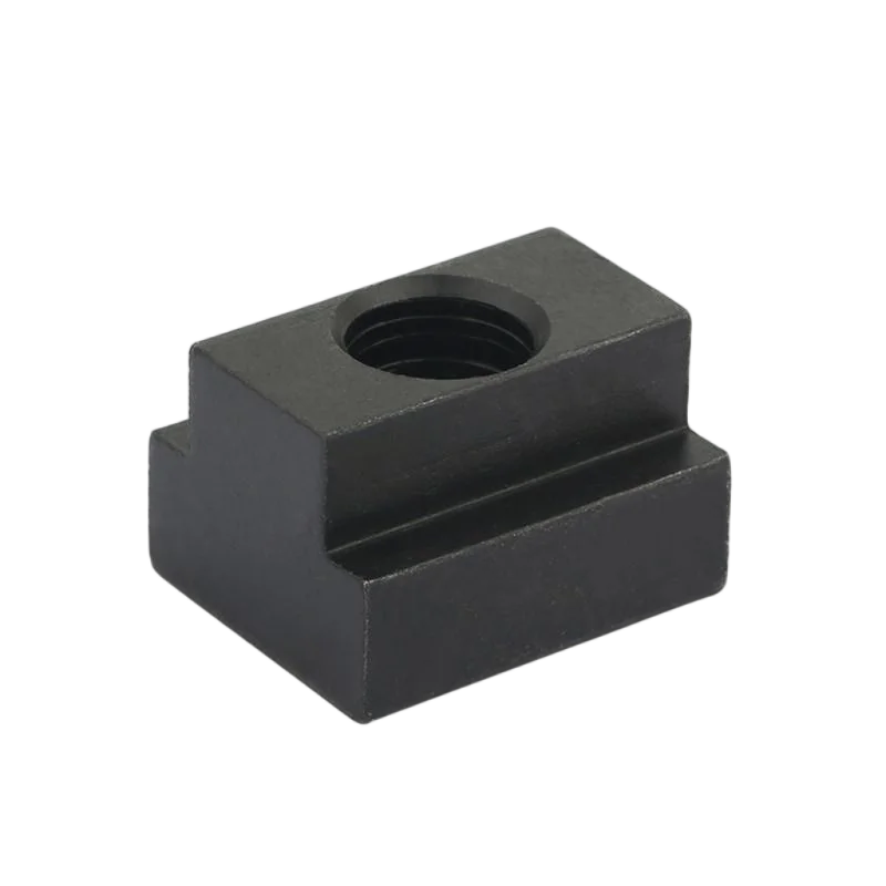5Pcs M5 M6 M8 M10 M12 M14 DIN508 Black Oxide Finish Grade 8.8 Carbon Steel T-Slot Nut Tapped Through Slot T-nuts Furniture