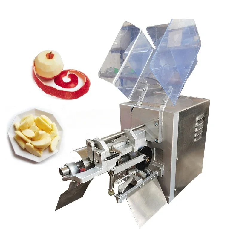 Stable Performance Slice Apple Cutter / Apple Peeling Pitting Machine / Apple Peeling Coring Cutting Machine