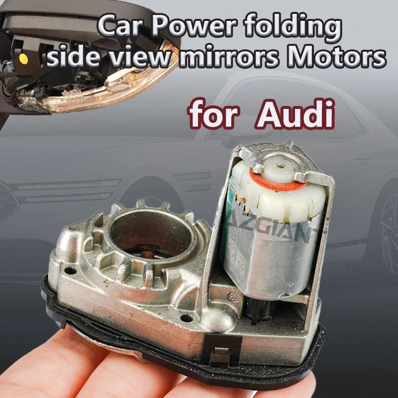 

AZGIANT автомобильные складные зеркала бокового вида, двигатели для Audi A5 Coupe 8T3 A6 C6 Allroad C4 4G 4F 12V, запчасти для поддержания, прямая продажа