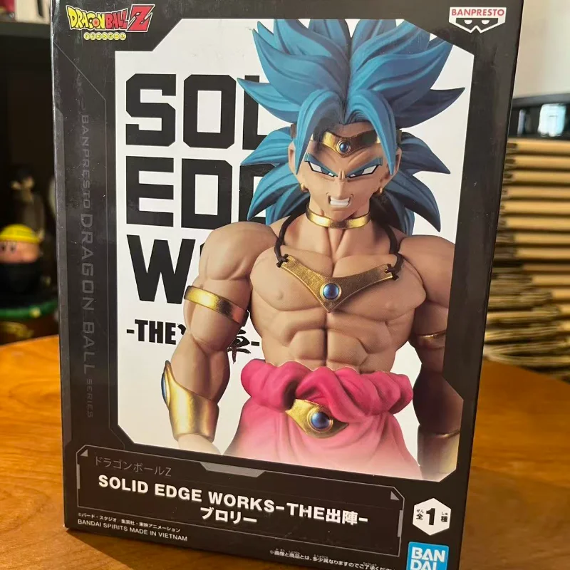 

Оригинальная фигурка Bandai Banpresto Dragon Ball Z Broly Super Saiyan Blue, аниме-фигурка, модель, игрушка, подарок для мальчиков