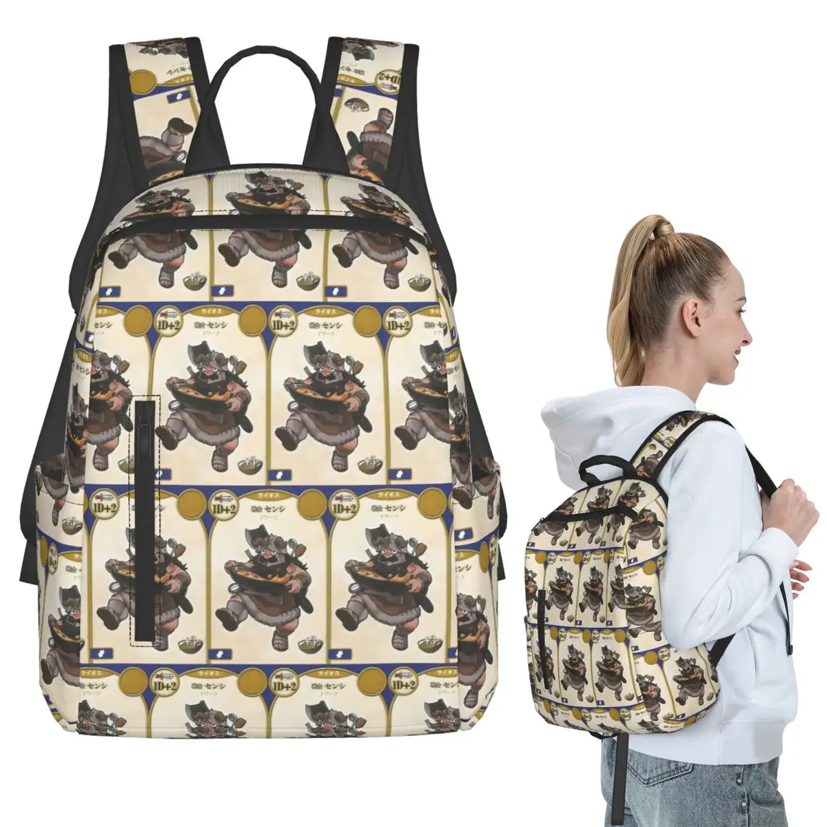

Dungeon Meshi Delicious In Dungeon - Chilchuck Senshi Backpack BookBag Children School Bag Computer Shoulder Bags Boys Girls