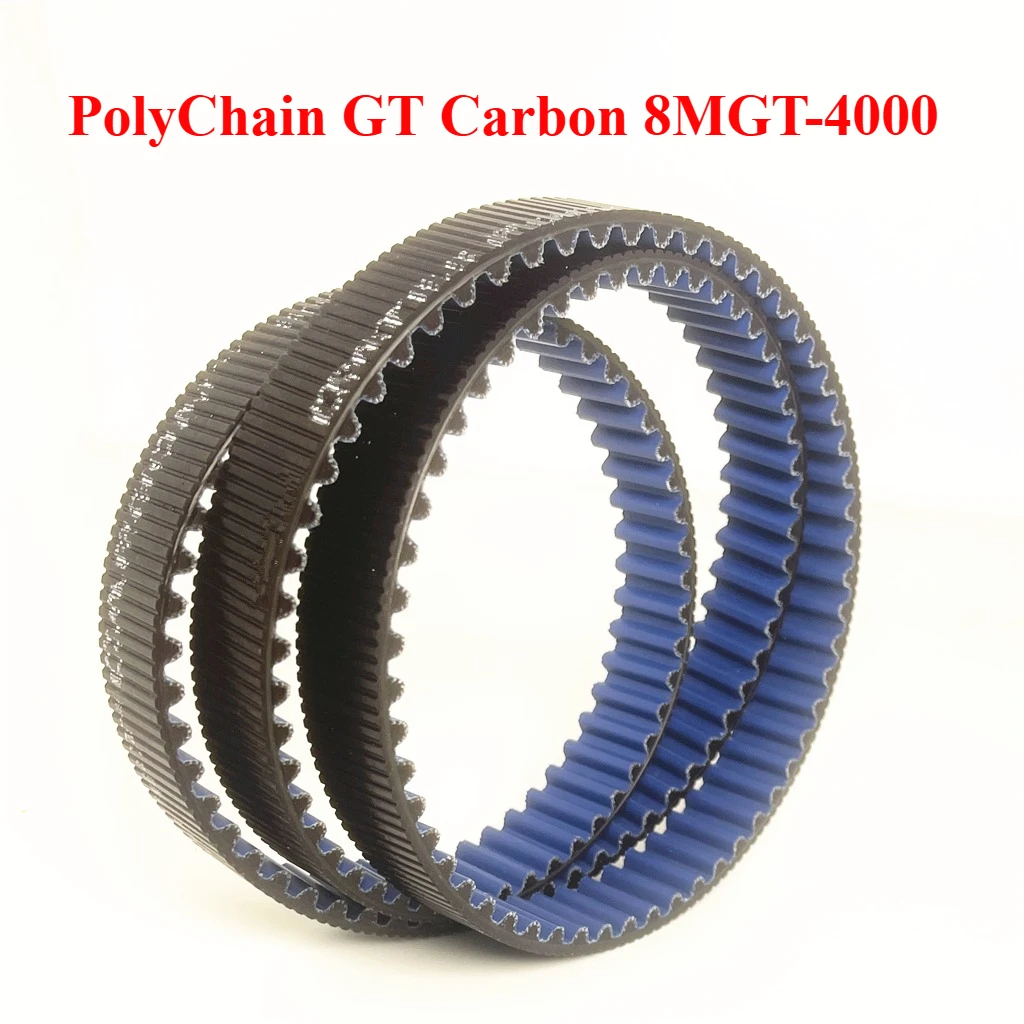 PolyChain GT Carbon 8MGT-4000 500 Teeth Timing Belt Carbon Fiber+PU  for:Motorcycles, Electric Scooters, Industrial Fans Belt