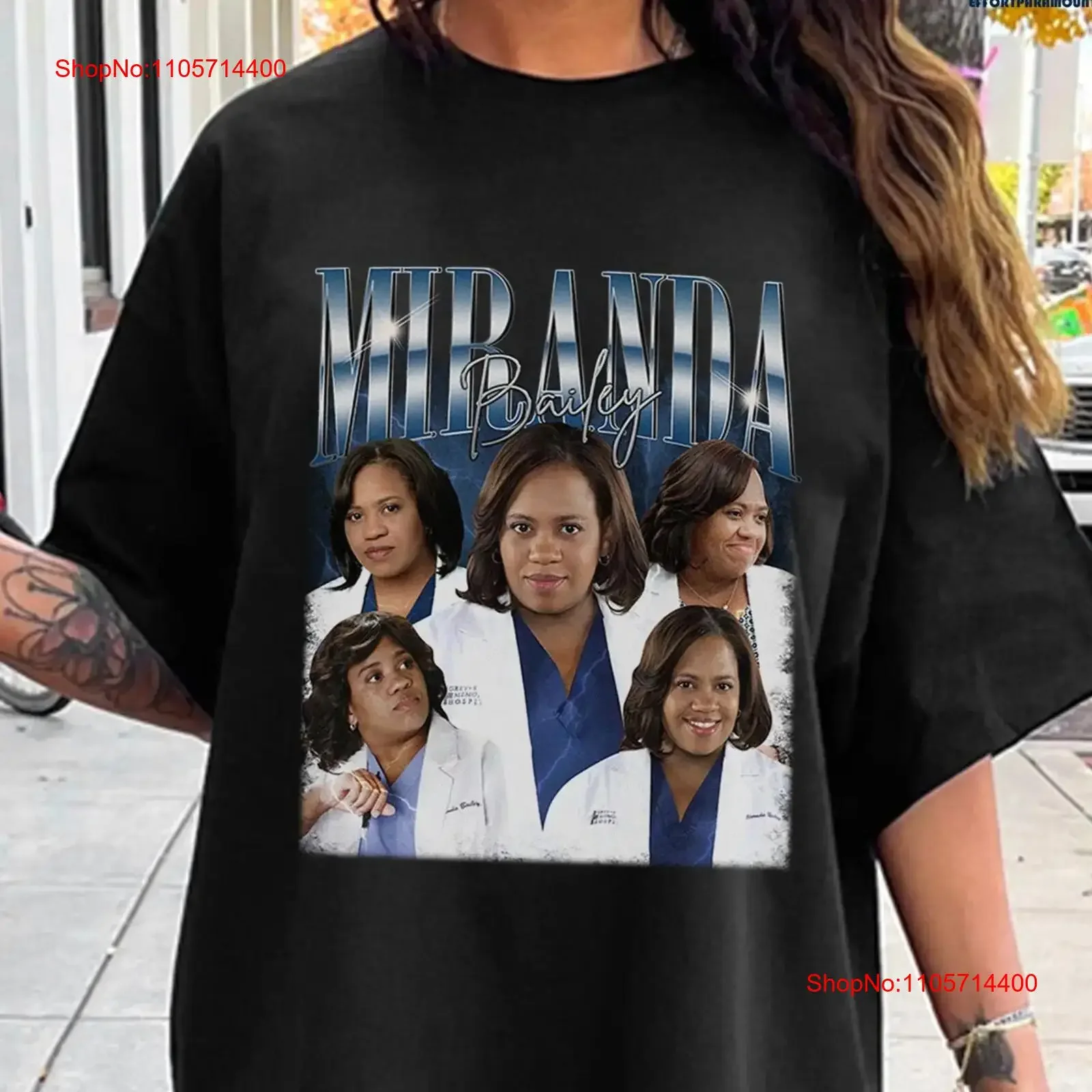 Miranda Bailey Grey's Anatomy Vintage 90's T Shirt Meredith Grey Derek Shepherd Birthday vintage Washed Stylish Soft Breathable
