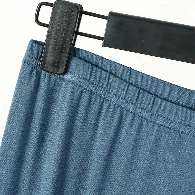 Plus Größe xl bis 8xl Sommer modale Leggings Waden länge hohe Taille Stretch lässig abnehmen