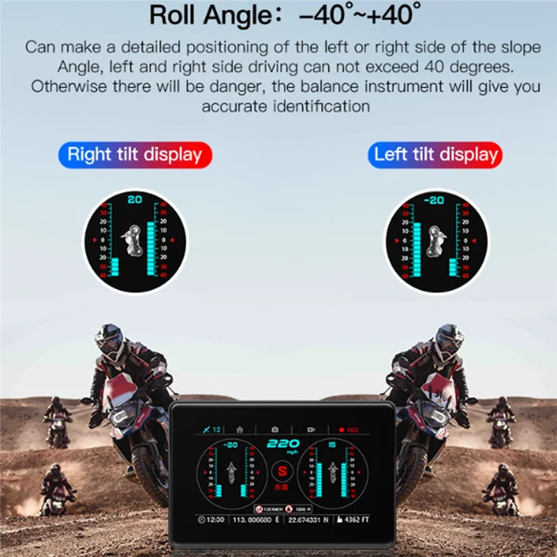 Touch Screen C20-M Car Head Up Display Vehicle GPS Projector Vehicle Speed Compass Level On-Board Display Alarm 32G