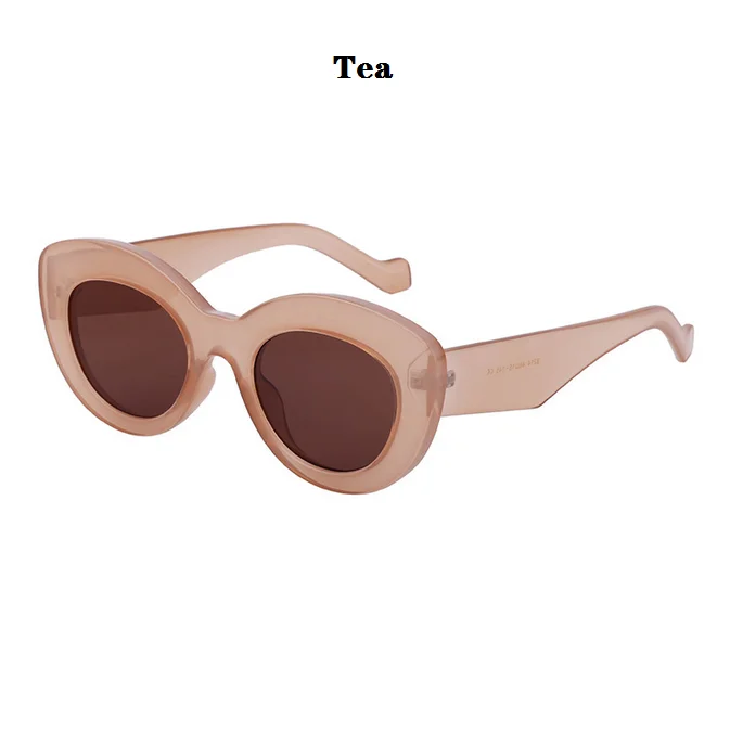 55731 Neue Stil Sonnenbrille Candy Farbe Brillen Großen Rahmen Cat Eye Frauen Beliebte Sonnenbrille Uv400 Spiegel
