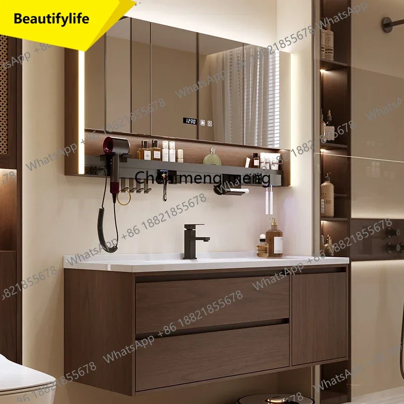 

A53 Toilet Washbasin Bathroom Cabinets Light Vintage Mirror Vanity Bathroom Cabinets Shower Storage Mobile Lavatrice Furniture