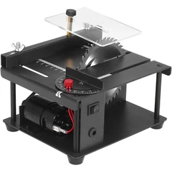 Mini Table Saw Multifunctional Woodworking Electric Saw DIY Wood Acrylic PVC Grinding tool Model Craft Lathe Cutter Machine