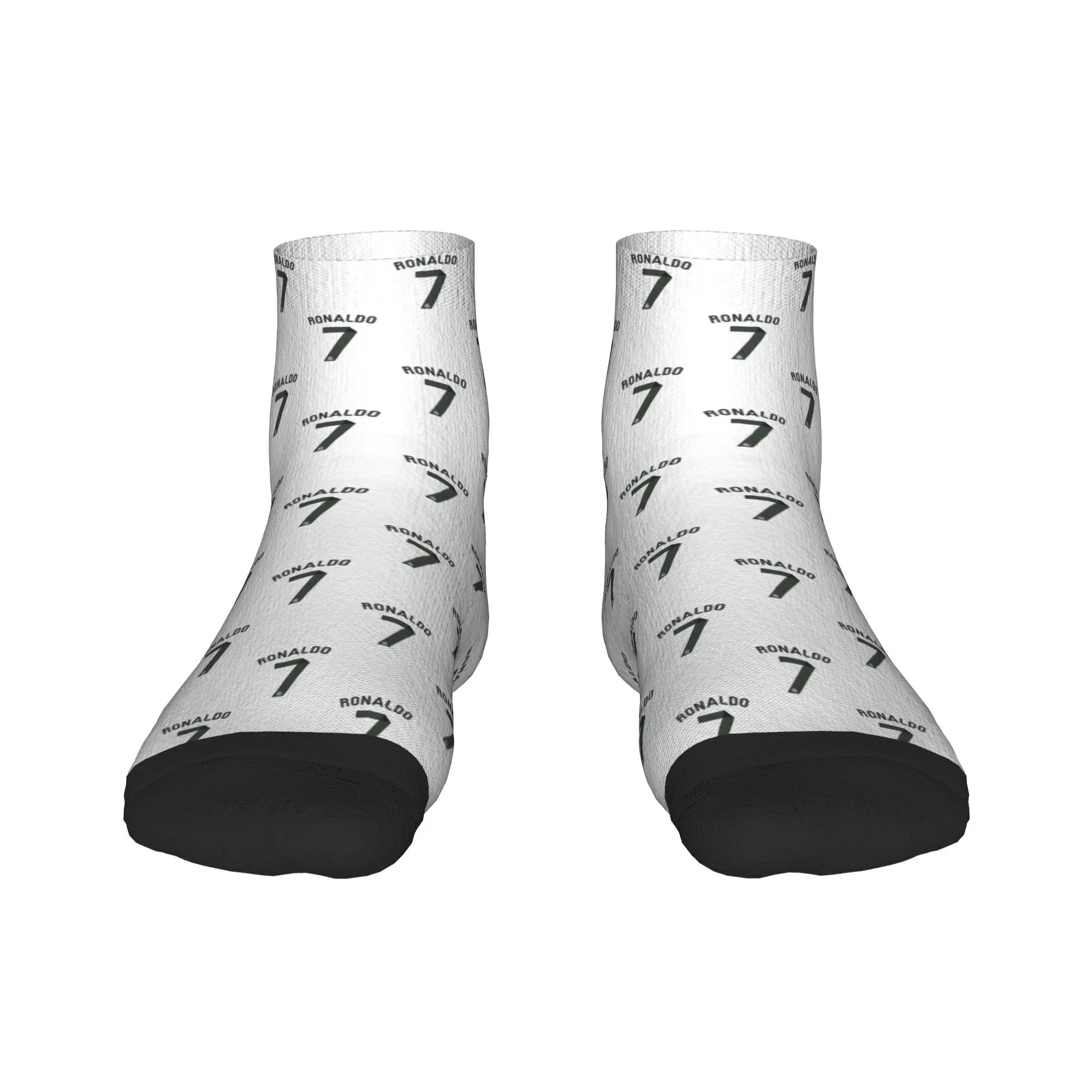 جوارب كريستيانو رونالدو Cr7 5 جوارب هاراجوكو فائقة النعومة لجميع المواسم هدية عيد ميلاد للجنسين #1