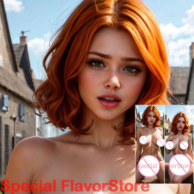 

Dakimakura anime Red hair beautiful girl Double-sided Print Life-size body pillows cover Adult pillowcase