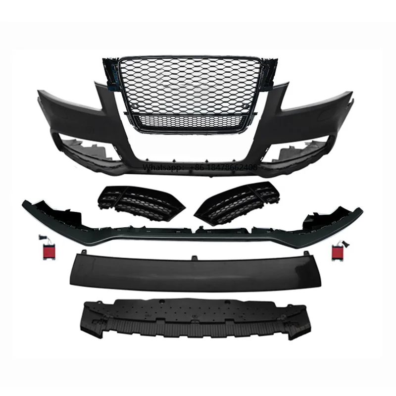 

Factory Stock 2009-2011 RS5 Style Look Body Kit A5 S5 Front Bumper With Grille for A5 S5 B8 2009 2010 2011