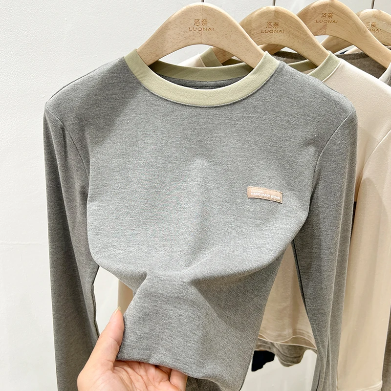 High Quality Women's Base Shirt Guangzhou Thirteenth Factory Hot Sale Hangzhou Seasonal Qing High End Flagship Korean Style