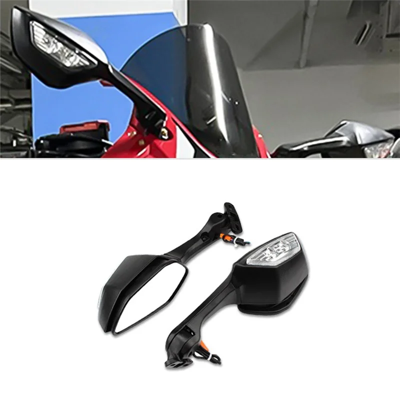 

Motorcycle Rearview Mirror Turn Signal Light For Honda CBR250R CBR300R CBR500R CBR650R CBR650F-X67A