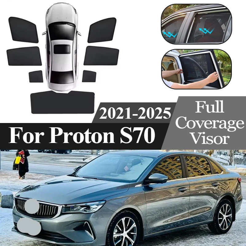

Автомобильные аксессуары для Proton S70 Geely Emgrand 4th 2021-2025, автомобильный магнитный солнцезащитный козырек, защита конфиденциальности, блокирующий занавес