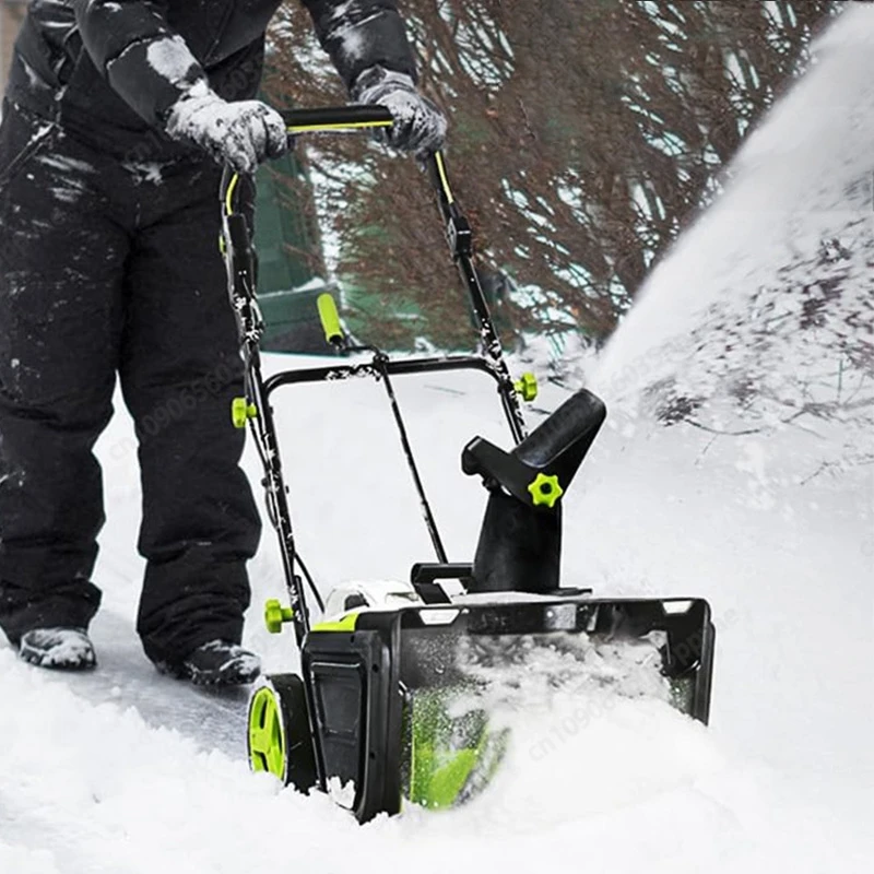 Wireless Electric Snow Blower For Residential And Commercial Use Ideal For Schools Properties And Home Driveways Clears Snow