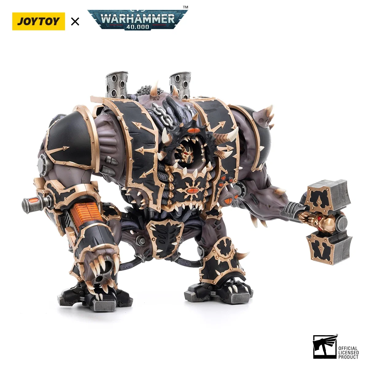 JOYTOY Warhammer 40k 1/18 Action Figures Anime 23.2CM Black Legion Helbrute Collection Mecha Model Toys