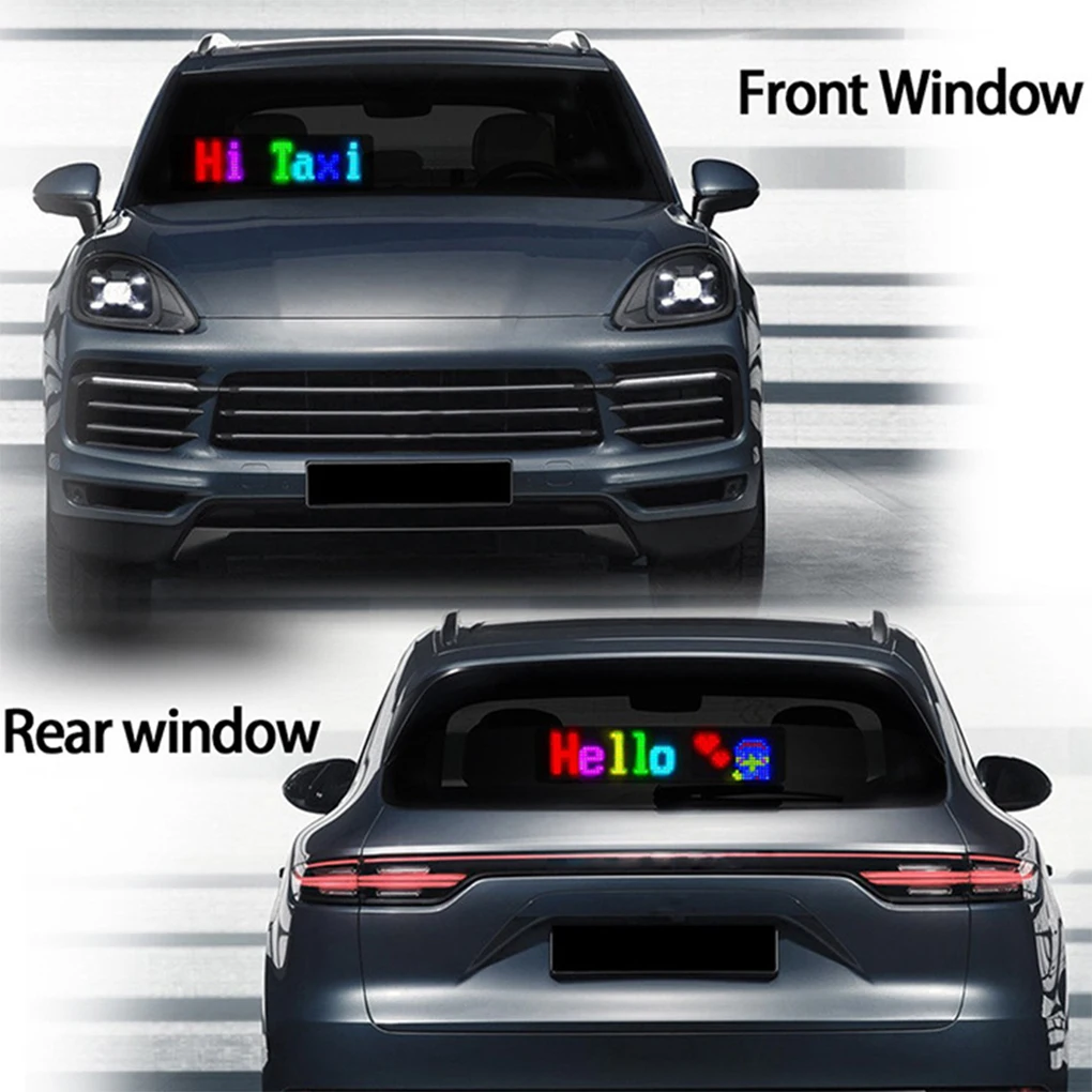 ABS LED Car Sign Programmable LED Car Sign Sign Car Sign Animation Message Scrolling Sign