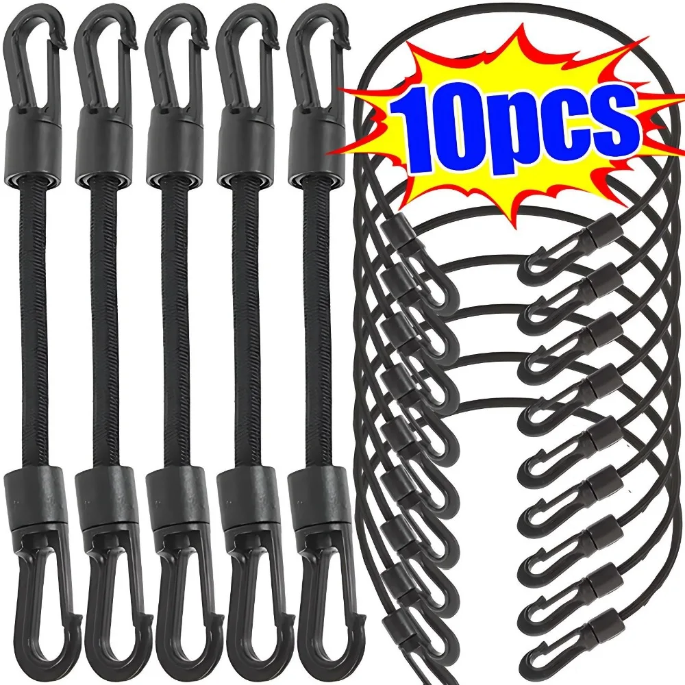 امتصاص الصدمات بنجي الحبل مع هوك الثقيلة حبل مرن ل حامل سقفي السيارة الدراجة البضائع التخييم قماش القنب والعتاد التعادل أسفل مشبك حزام